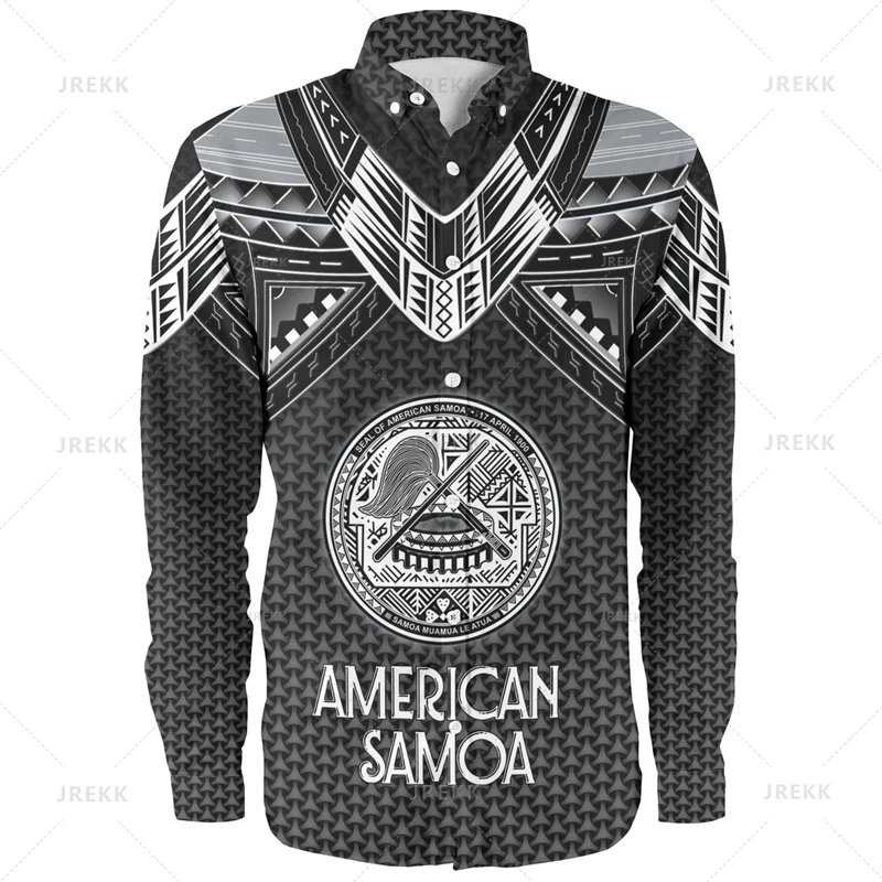 

Small Size Harajuku 3D Printing Samoa IndependenceDay Flag Long Sleeve Shirts Mens Samoa Ethnic Patterns Graphic Shirts & Blouse