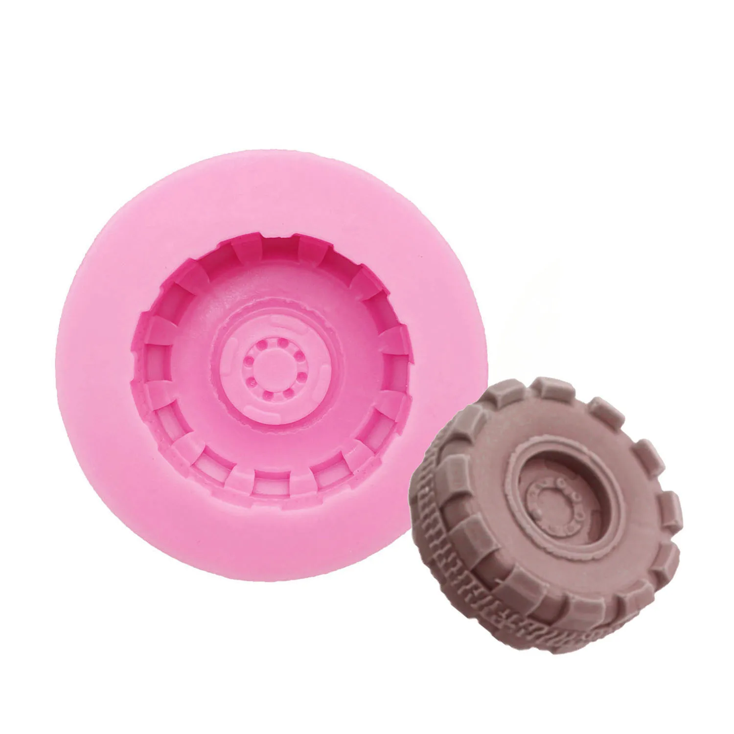 Vehicle Tire Silicone Mold for DIY Candle Soap Gypsum Plaster Aroma Craft Home Decor Supplies