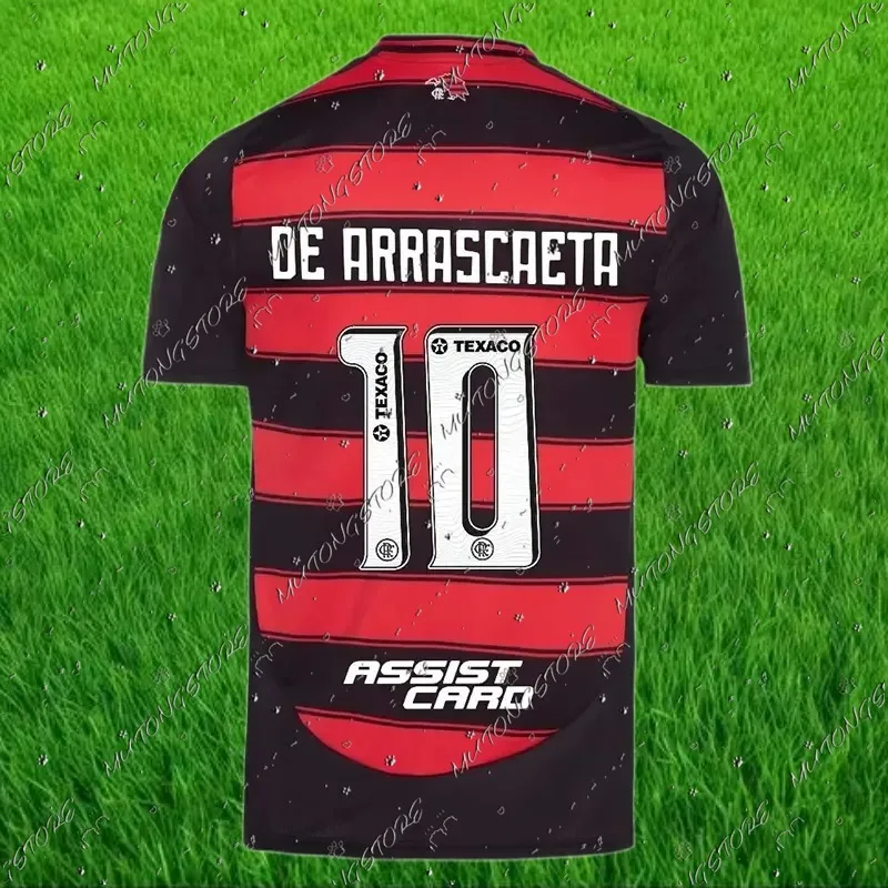 2026 أفضل خيار لكرة القدم جيرسي الرجال النساء الملابس المتضخم فلامنغو جيرسي تنفس التجفيف السريع قابل للغسل قميص خفيف الوزن #2