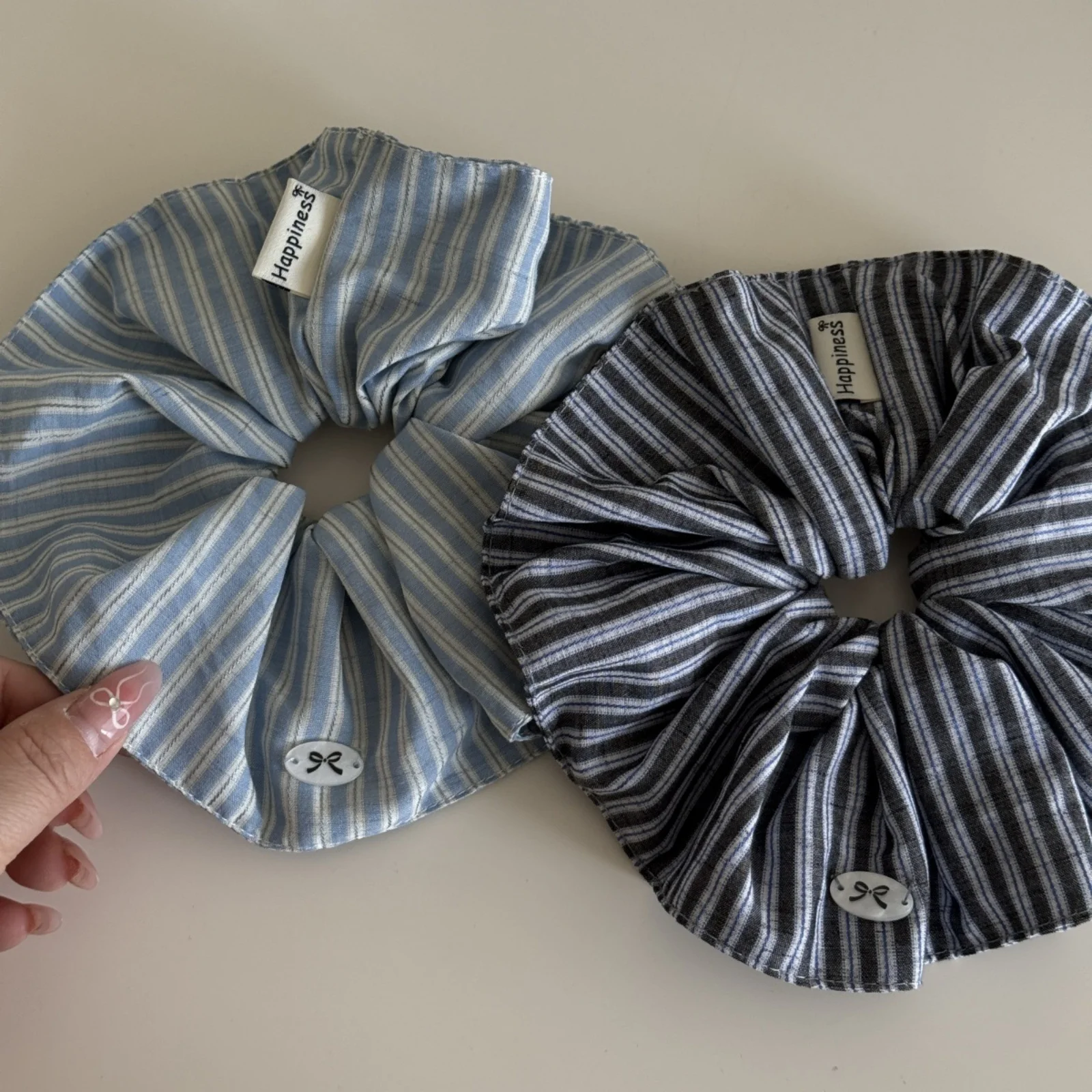 Elásticos de Cabelo com Listra - Silk Tie Striped avaliação e preço