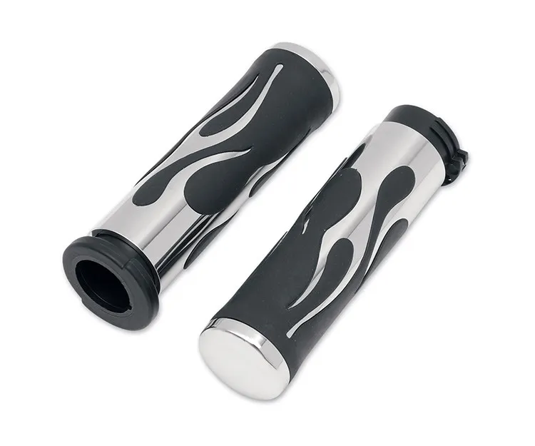 Suitable for electroplating handle cover, glide fat boy breakthrough soft tail flame throttle grip