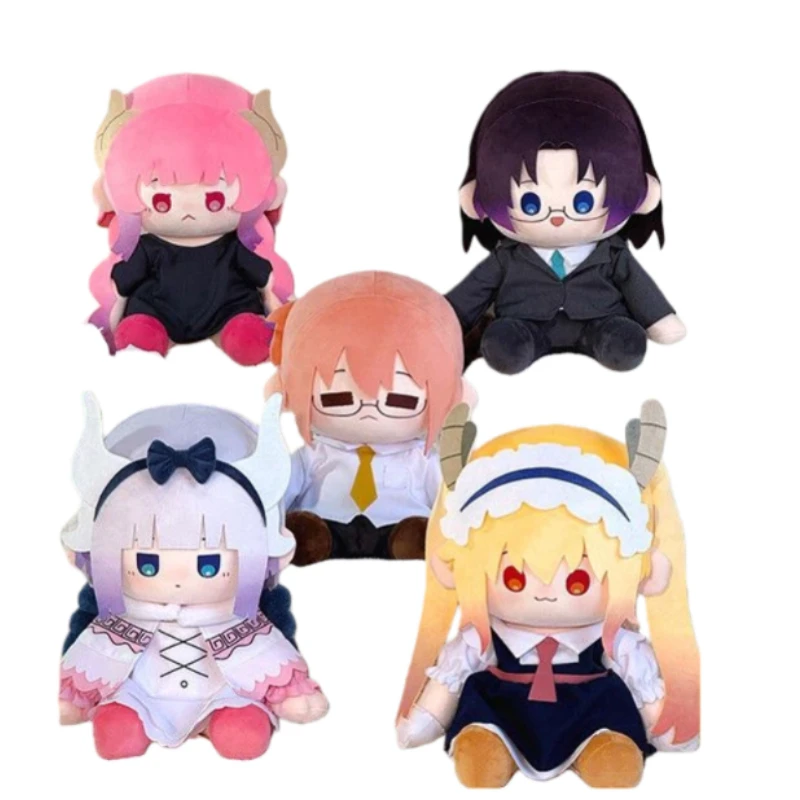 

30cm Miss Kobayashi Dragon Maid Cute Dress-up Dolls Cartoon Stuffed Plush Doll Toys Children's Fans Adults Cotton Gift Toys