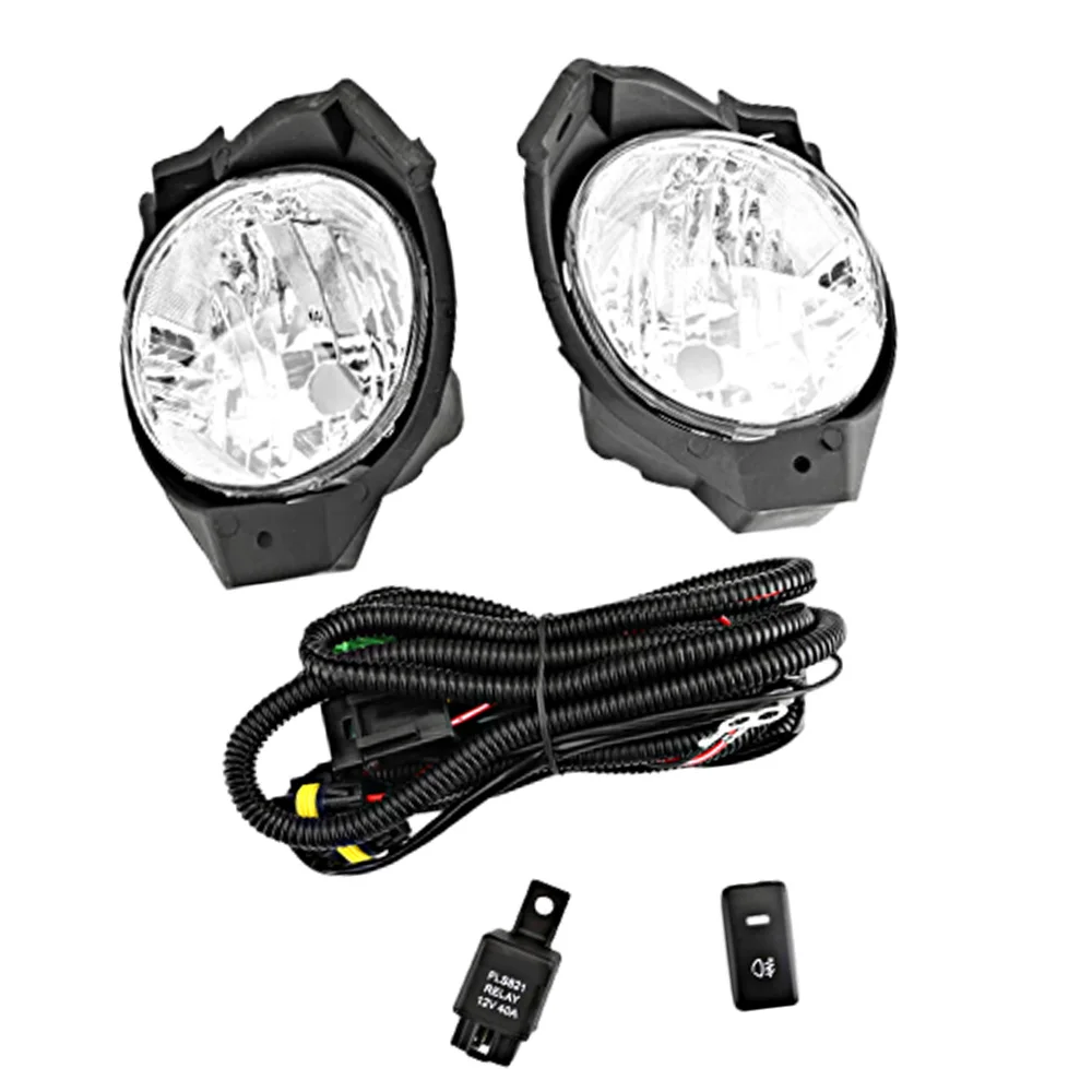 

1 Pair Fog Lights For Toyota Hilux Vigo Mk6 2008 2009 2010 2011 Car Front Bumper Fog Light Daytime Running Drive Lamp