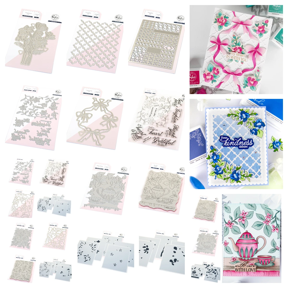 

Bloom & Brew Dies Stamps Stencil Set New Metal Cutting Dies DIY Scrapbooking Paper Cards Handmade Album Stamp Embossing Template