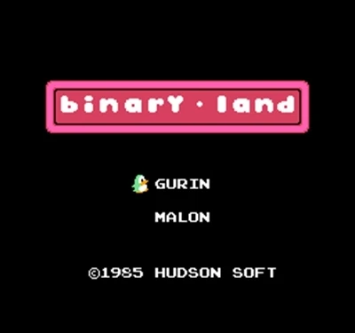 Binary Land 60 Pin Game Card Free Region For 8 Bit Video Game Player