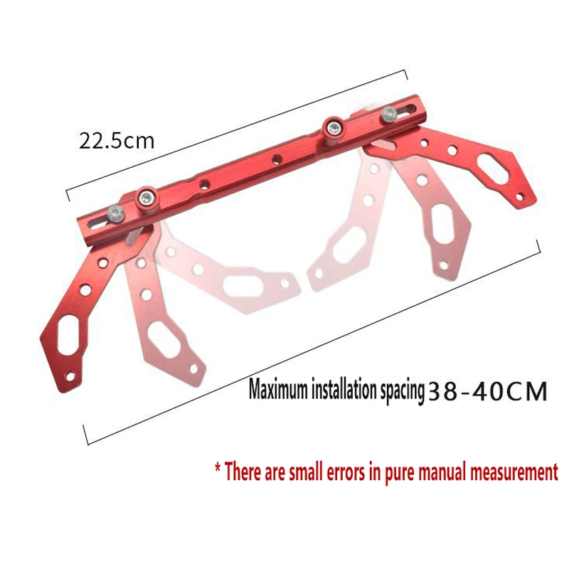 Ride Motorcycle Accessories Crossbar Fixed Bracket Modification Balance Bar Mobile Phone Communication Fixed Crossbar Bracket