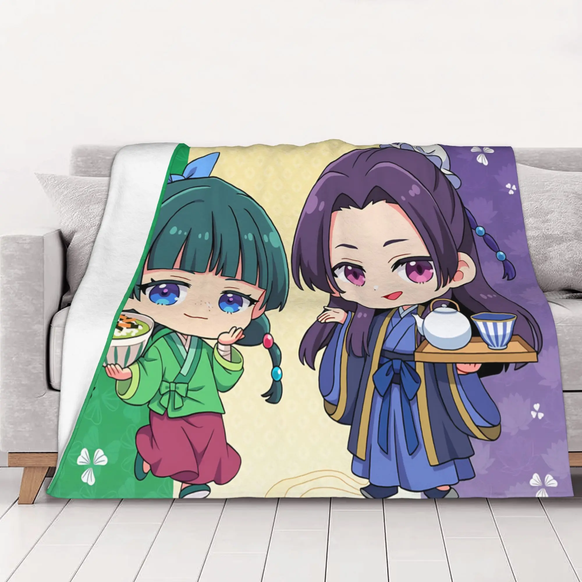 1PC The Apothecary MAOMAO  home room decorations Winter Blankets for Adults Bedding Home Interior Sofa Knee