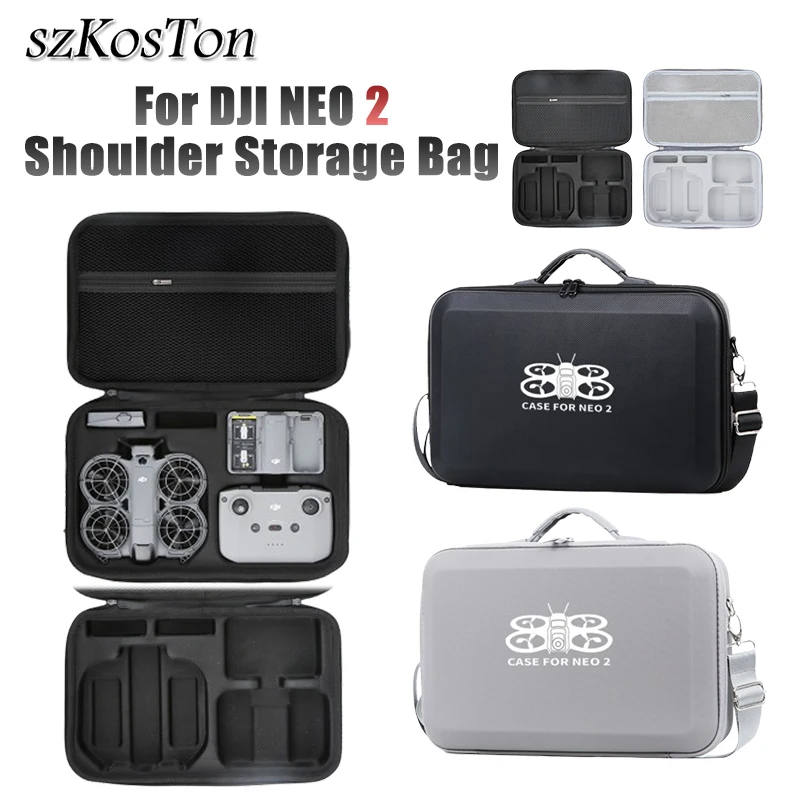 Estojo de transporte portátil para dji neo 2 bolsa de ombro protetora à prova de choque mala para dji neo 2 acessórios para drones