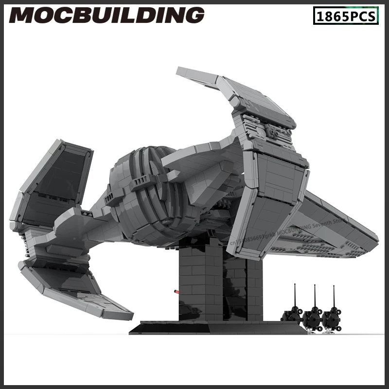 

Famous Space Movie Model MOC Buildding Blocks Spaceship DIY Assembly Bricks Battle Ship Creative Toys Collection Display Gifts