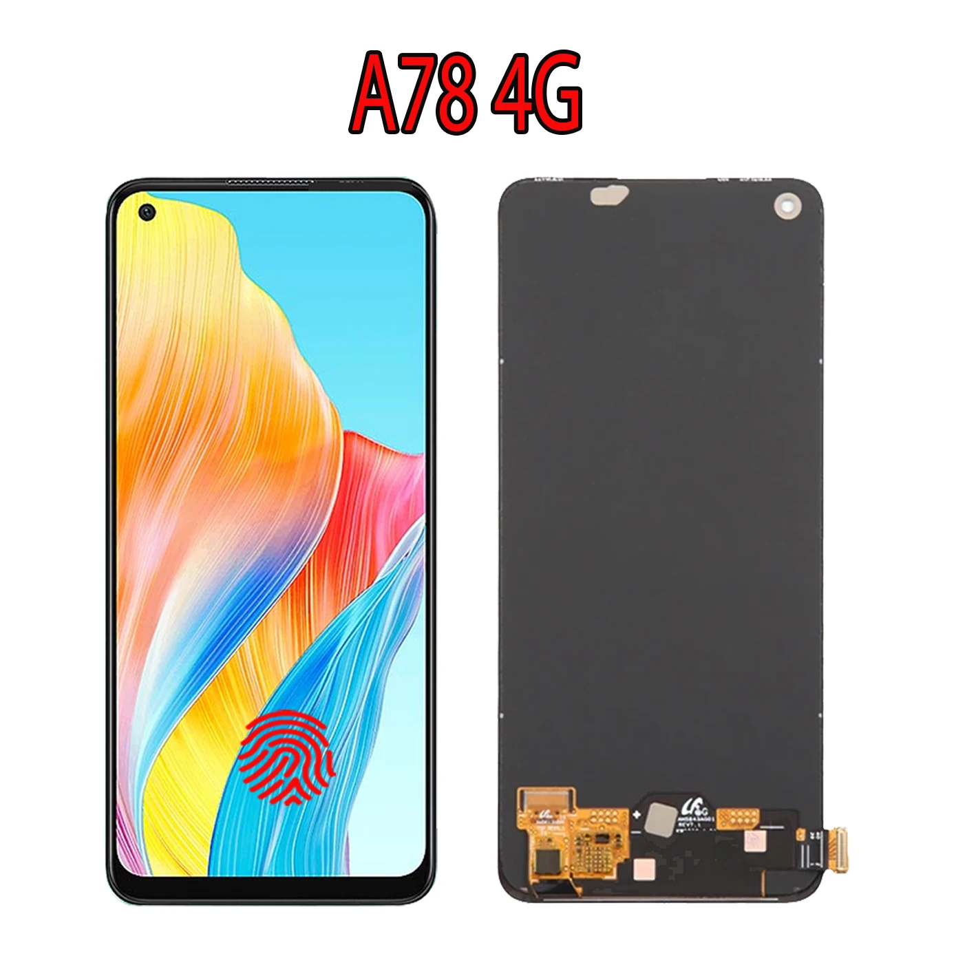 High quality AMOLED For Oppo A78 4G CPH2565 LCD For Oppo A78 5G CPH2483 CPH2495 LCD A78 Display Screen Touch Panel Digitizer