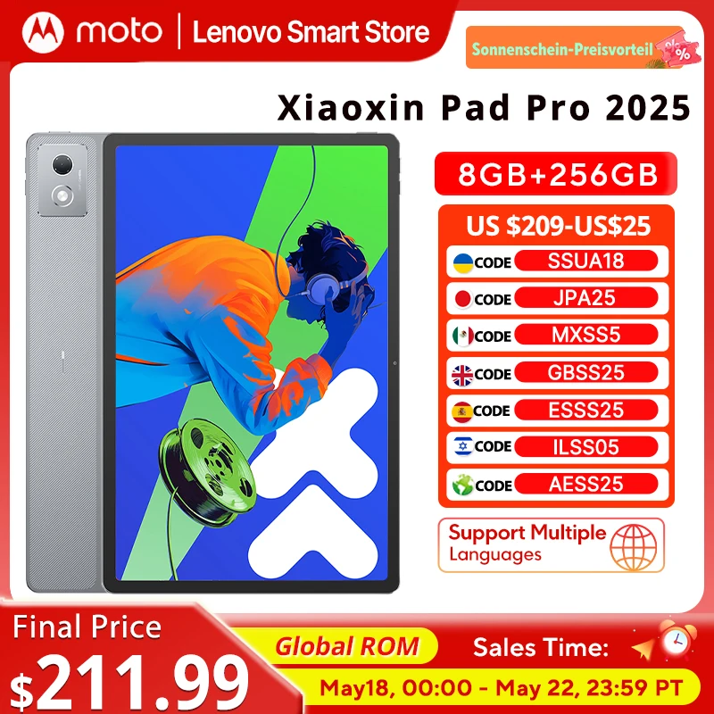 Lenovo Xiaoxin Pad Pro 2025 12.7インチタブレット オリジナル