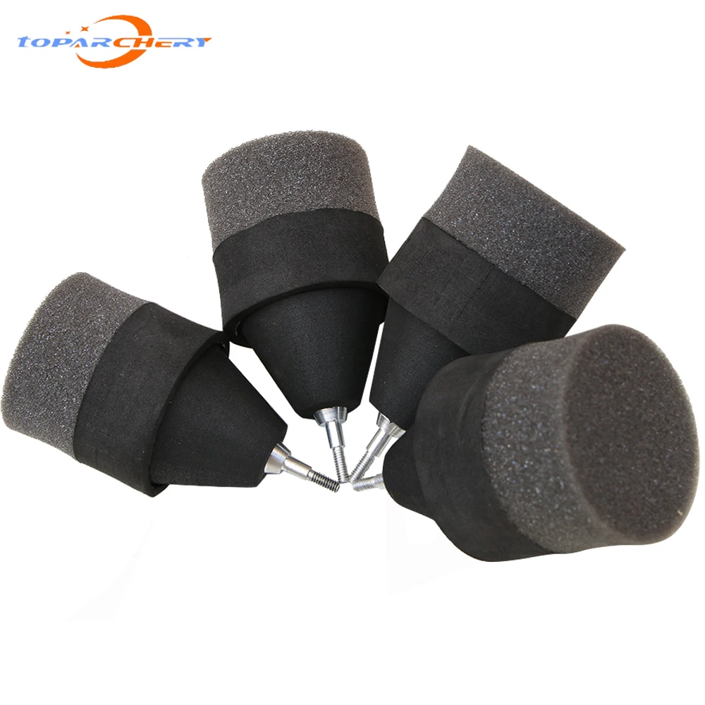 

6pcs Black Soft Sponge Foam Archery Arrowhead Tag Game Broadhead Tips Club CS Safe Bow Arrow Shooting Game Tips