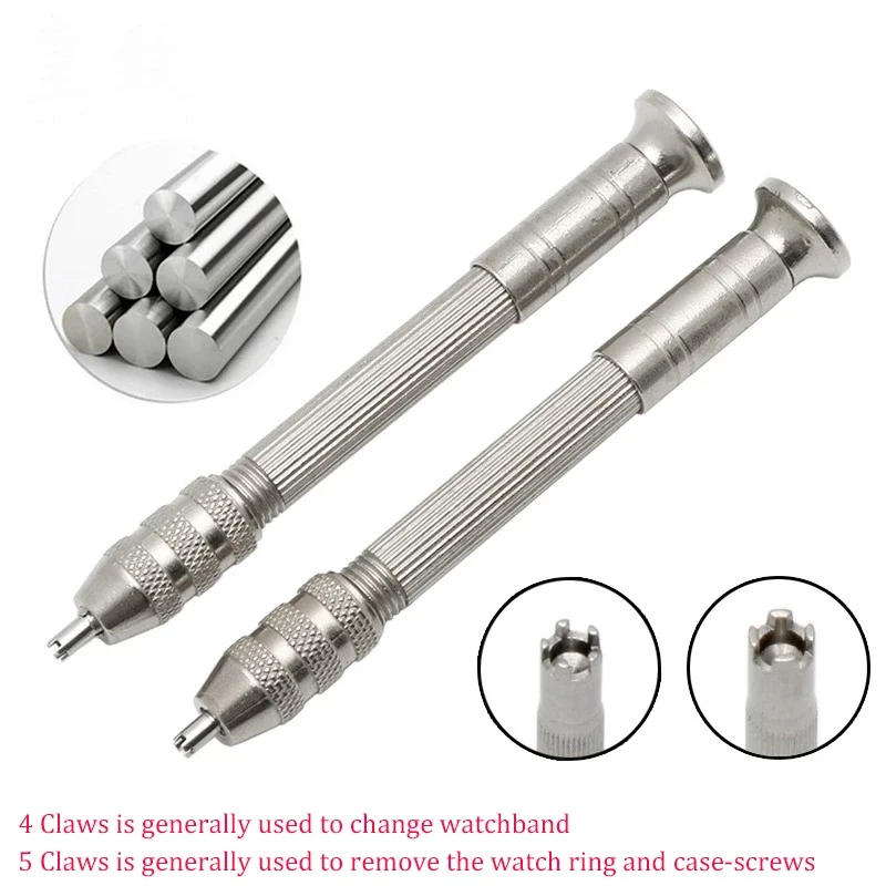 Watch Repair Tool Cover Opener Screwdriver for Richard Mille Watch 4 5 Claws Screwdriver RM Strap Stainless Steel Removal Tools