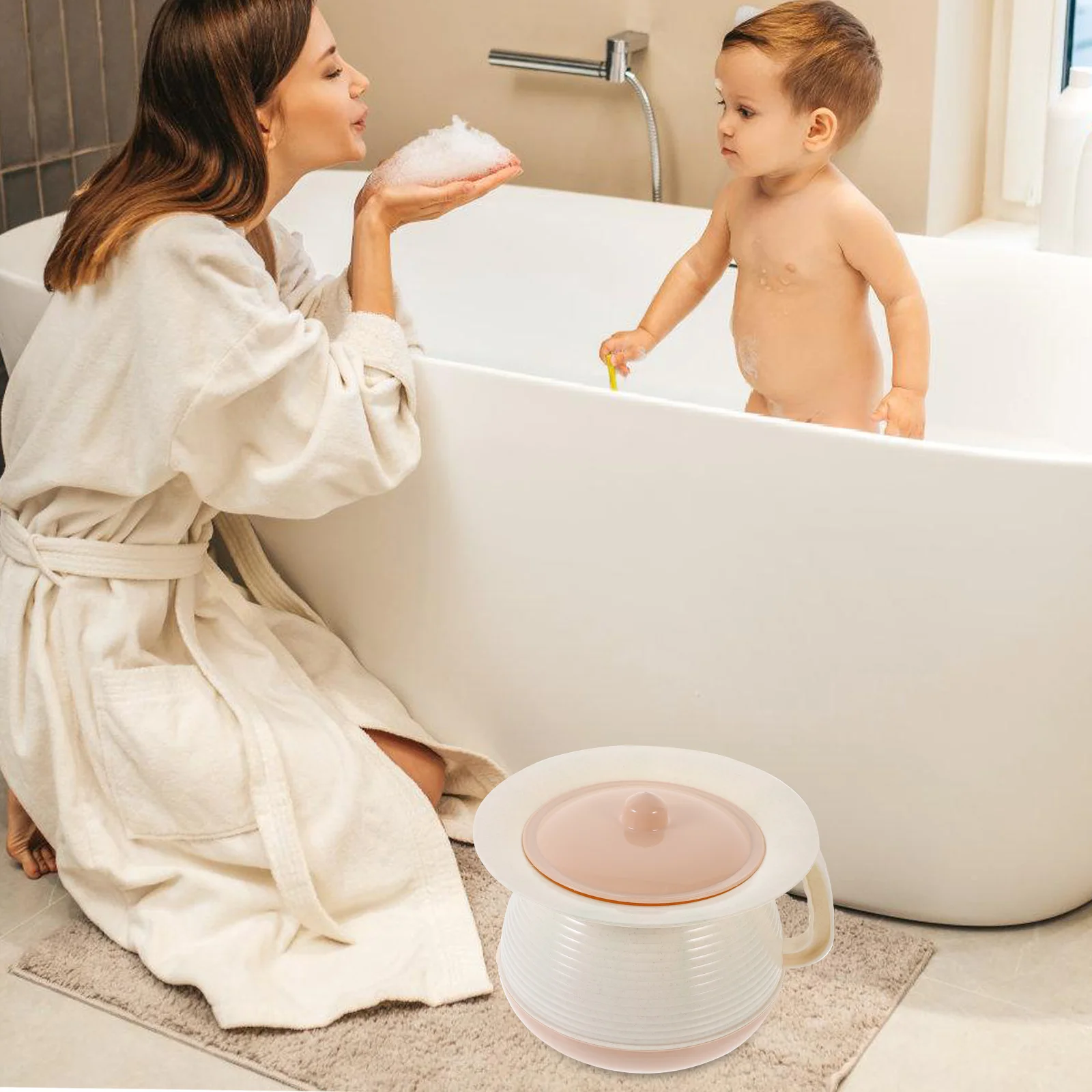 Children's Toilet Potty Unisex Chamber Urine Bucket Coffee Pp Home Spittoon Men and Women Kids Urinal