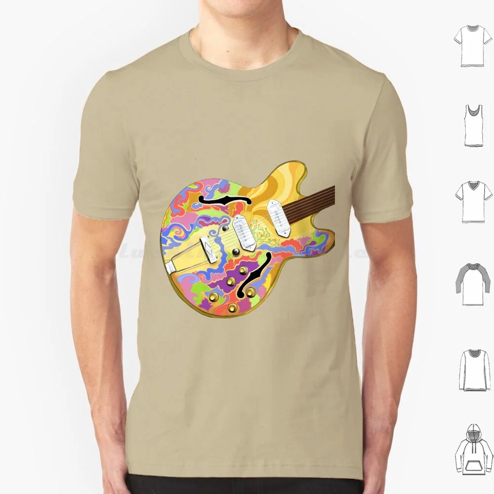 

Psychedelic Guitar T Shirt Men Women Kids 6xl Psychedelic 1960s 60s 1970s 70s Classic The The Hippie Vintage Retro Grunge Boho