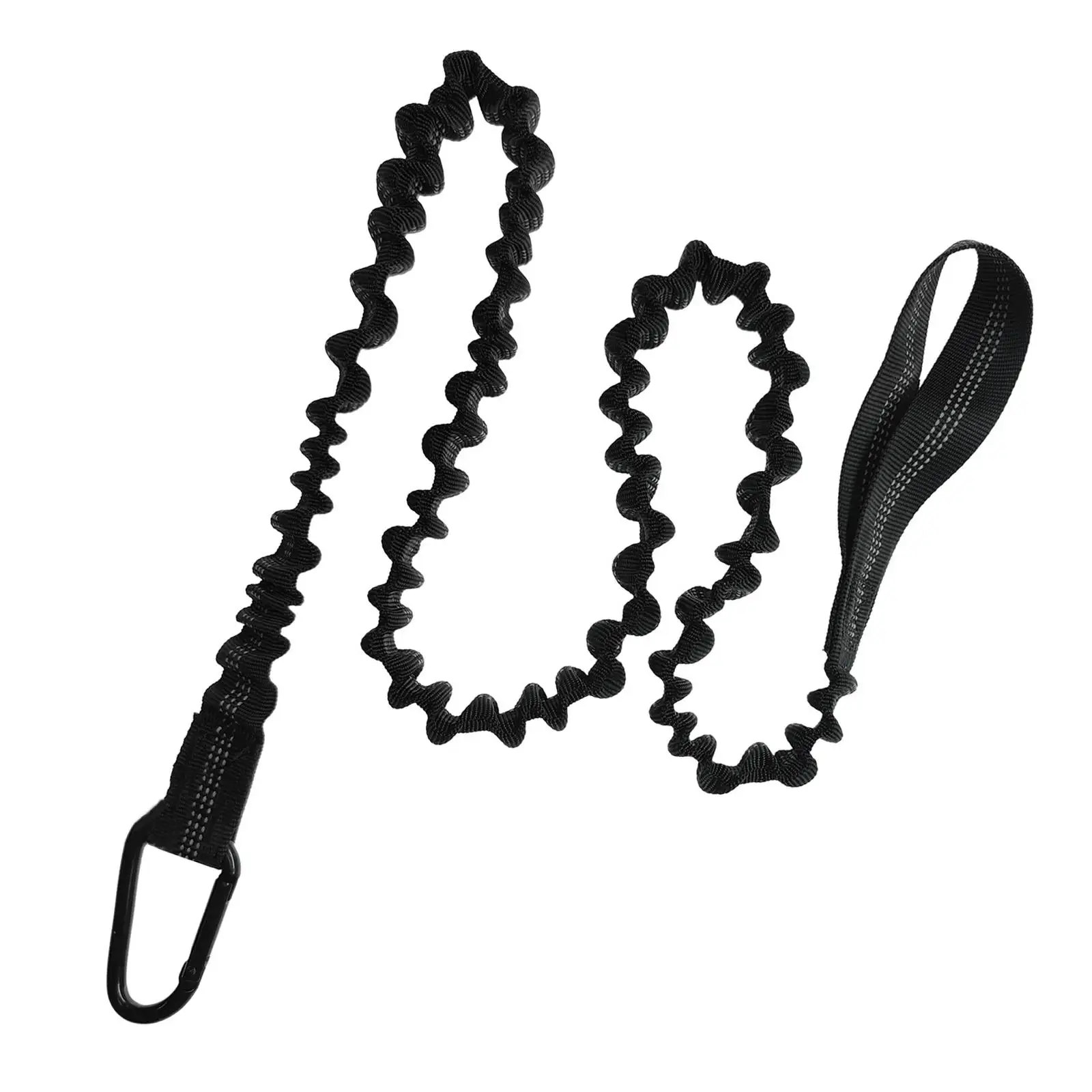 Elastic Kayak Paddle Leash Canoe Colid Boating Surfboard Premium Bungee 100cm-150cm Fishing Pole Holder Kayak Rod Lanyard Cord
