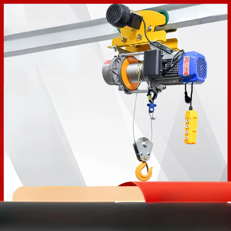 FOR Siamese hoist with sports car 220v fast hoist 1 ton electric hoist 380v home remote control small crane