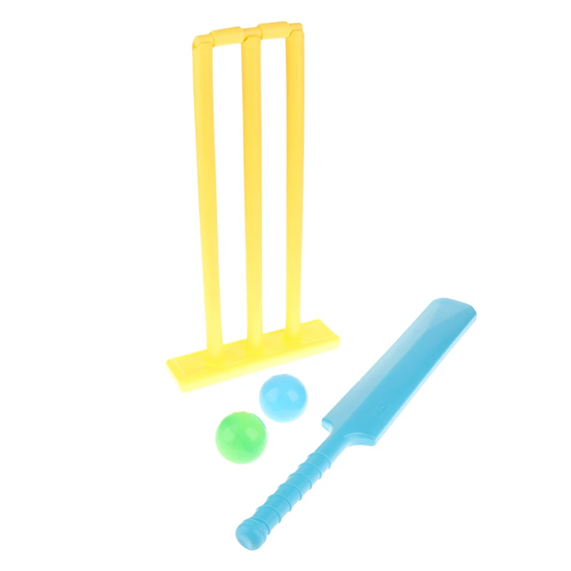 해변 게임 크로켓 패들 하드 보드 크리켓 놀이 장난감 PP 운동 스포츠 장비 어린이 크리켓 세트 부모-자식 상호 작용