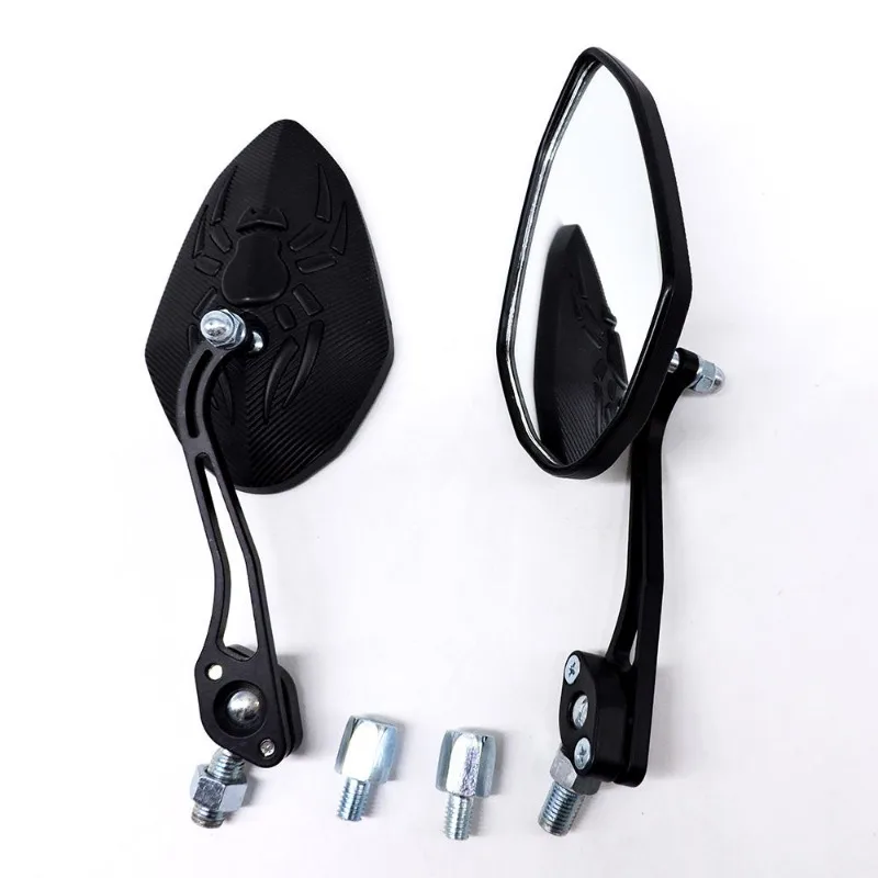 1 Pair Universal Motorcycle Rearview Mirror Modification Spider Mirrors Reflector Bicycle Motorbike Accessories For Honda Yamaha