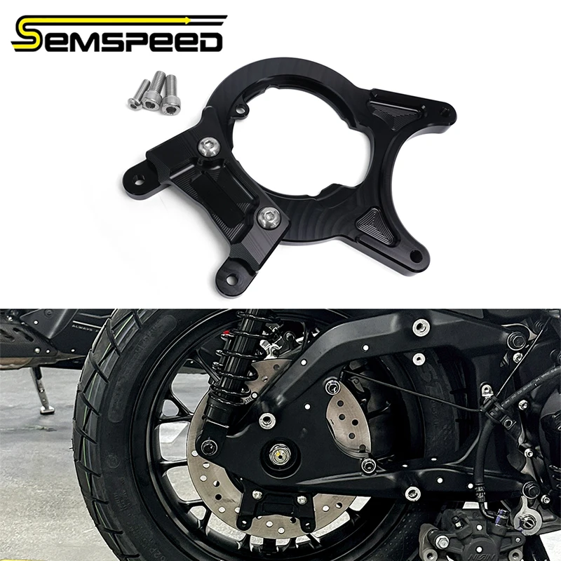 

CNC Aluminum Rear Brake Relocation Kit For Honda 350 2022-2025 For FORZA 350 NSS 2022-2025 84mm/100mm Rear Brake Brake Disc