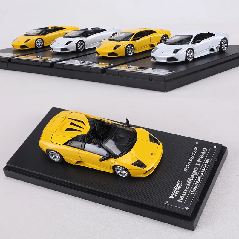 PK 1:64 Murciélago LP640 Convertible/hardtop sports car Alloy Model Car view 2