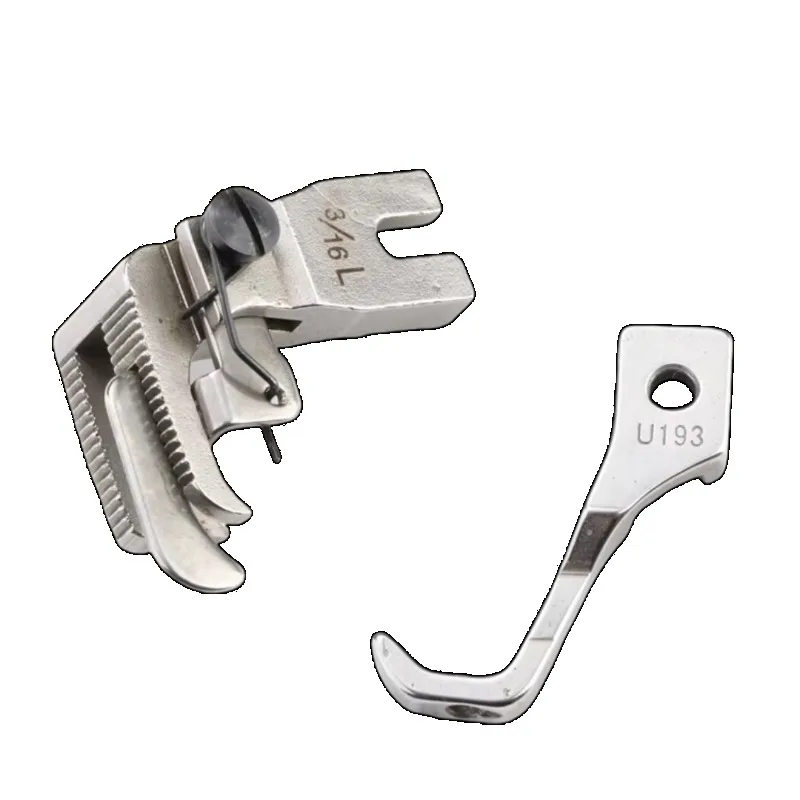 U192 U193 الصناعية DY-350 0303 DU-141 خياطة علوية لأجزاء ماكينة الخياطة المشي القدم اليمنى/الأيسر دليل قطعة قدم الضغط في ماكينة الخياطة