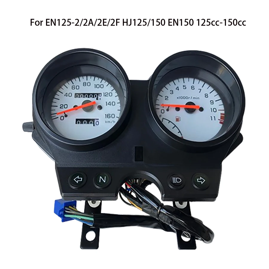 E0061 Motorcycle LED Digital Dashboard With Gear Display For EN125-2/2A/2E/2F HJ125/150 EN150 125cc-150cc