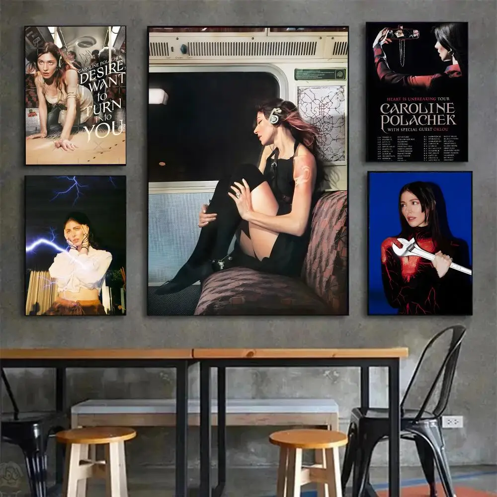 Pop Singer C-Caroline Polachek Poster Painting Wall Art Mural for Living Room Home Decor and Gifts