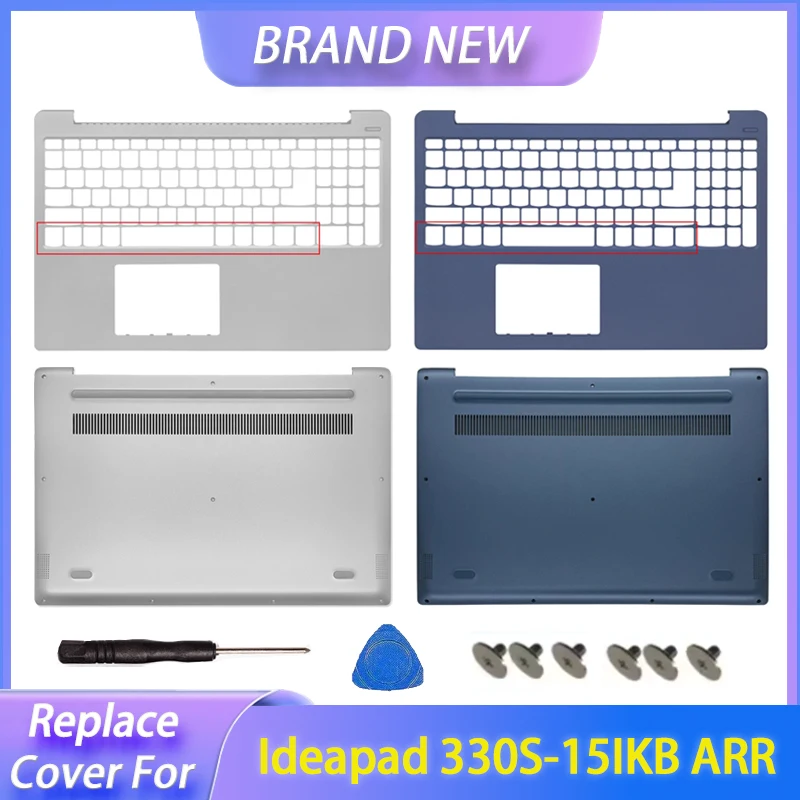 Cubierta de repuesto para Ideapad 330S-15 330S-15IKB 330S-15AST 330S-15ARR 330-15ISK cubierta superior para portátil Palrmrest funda inferior