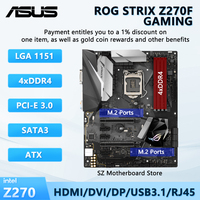 ASUS STRIX Z270F GAMING ATX Motherboard Intel Z270 LGA 1151 Support CPU I7/I5/I3 7700K 7600K 7350K 6600K DDR4 M.2 HDMI DVI 1%Off