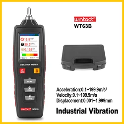 Wintact Industrial Digital Vibration Meter Vibration Analyzer Precision Vibration Measurement Device Handheld