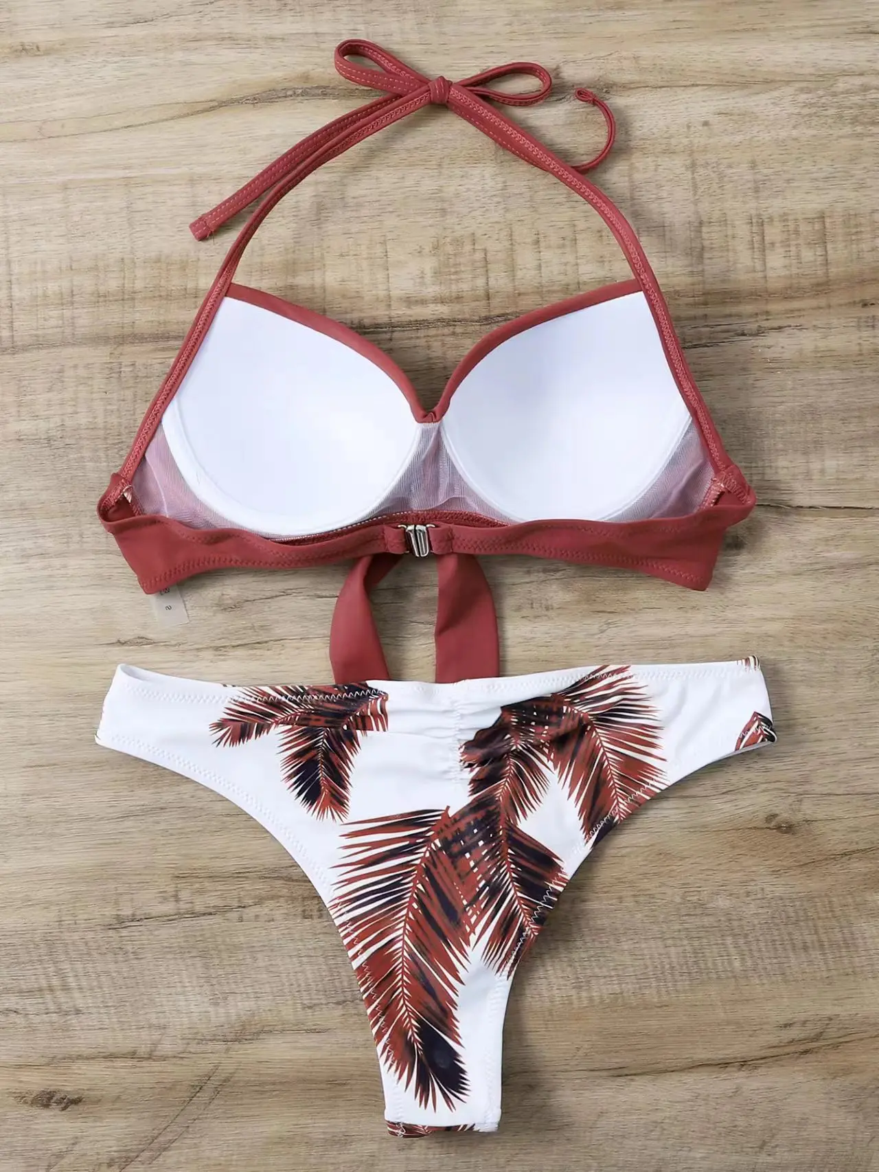 Bikinis brasileños con Tanga para mujer, bañador con Push-Up estampado, ropa de baño Sexy, ropa de playa para bañadores, traje de baño 2024