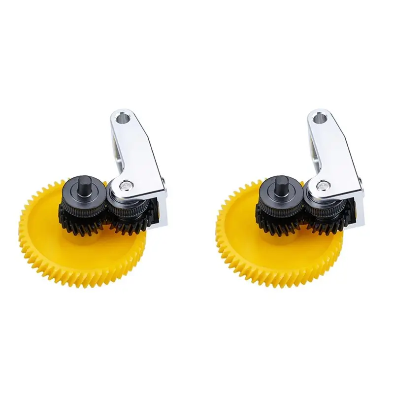 

2X Upgrade Hardened Steel Extruder Gear Assembly For Bambu Lab P1S P1P X1 Carbon X1C 3D Printer Oblique Tooth