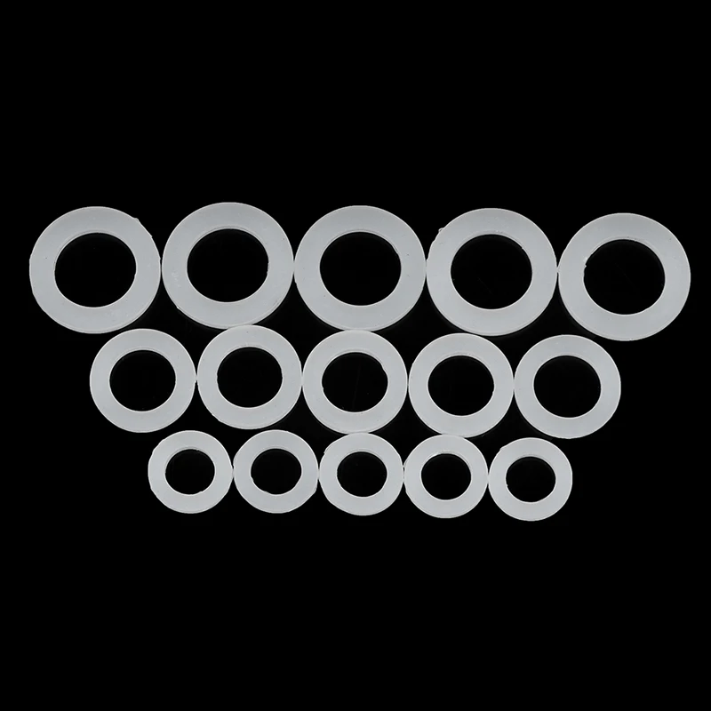 20Pcs 1/2" 3/4" 1" Rubber Flat Gasket O-Ring Seal Washer Ring Faucet Ring Flexible Hose Water Pipe Rubber Flat Pad