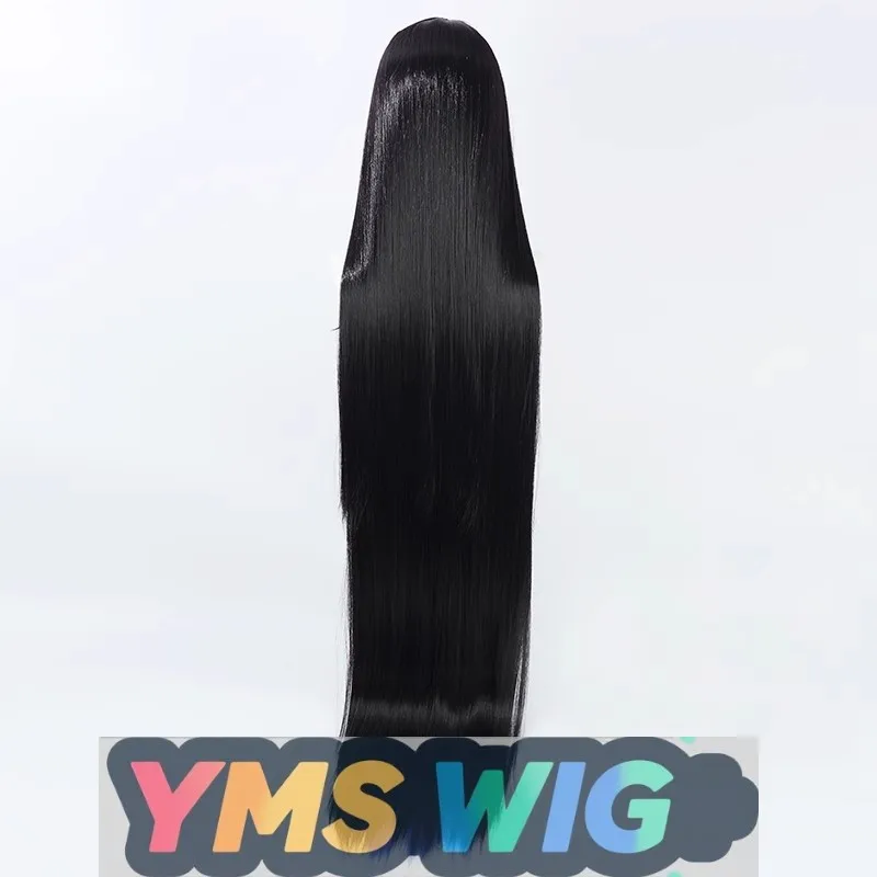 [YMS WIG] Blue File Seven Gods Rin Cos Wig Extended Two-Color Long Straight Hair Simulation Scalp