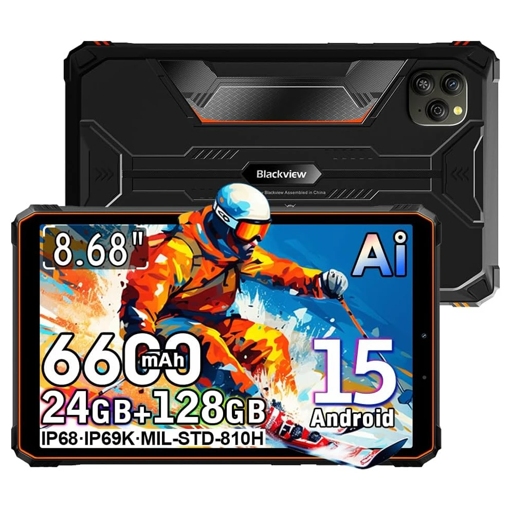 Blackview Active 5 8.68インチ タフネスタブレット 8GB+128GB 6600mAh