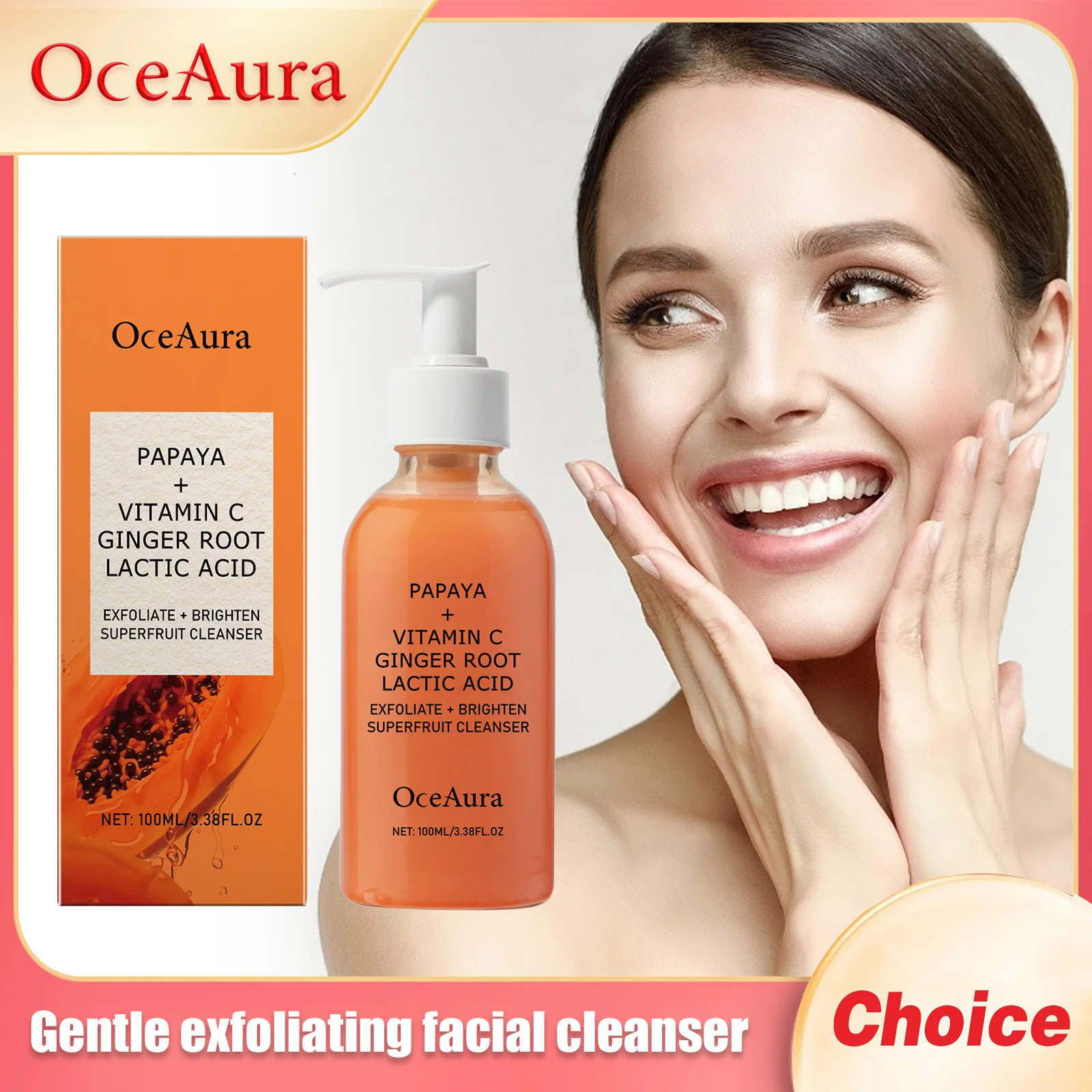 

Coconut Oil Facial cleanser Tighten Cheek Control Skins Oiling Removing Acne Reducing Blackheads Pores Faces Moisturizing Oils