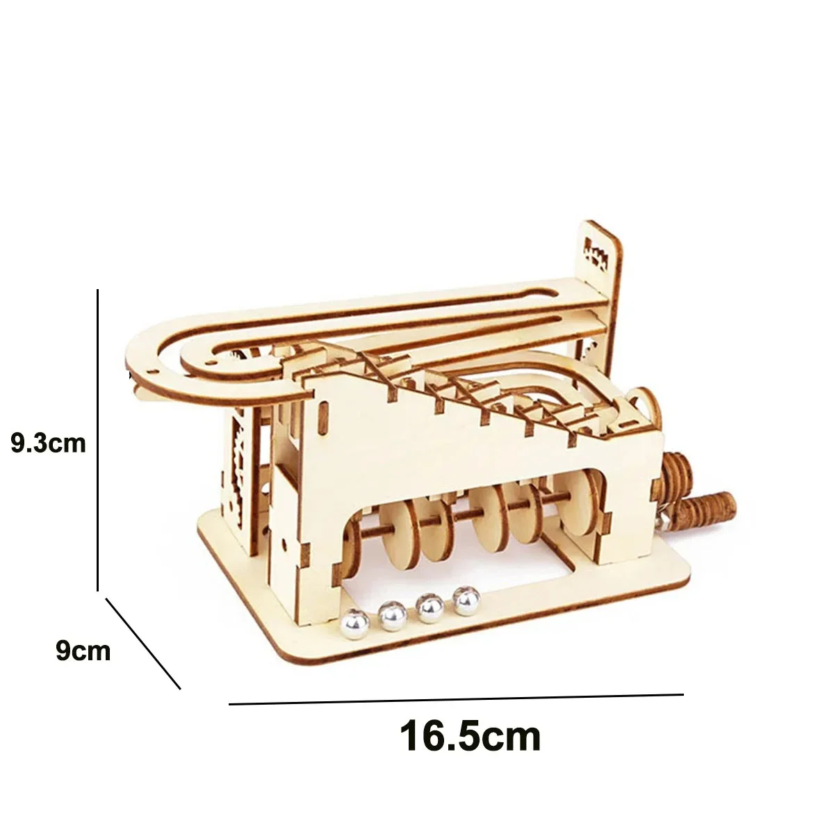 Spiral Marmor laufen 3d Holz puzzles Teenager DIY Modellbau Kits mit mechanischen Puzzles Wissenschaft Montessori Bildung Spielzeug