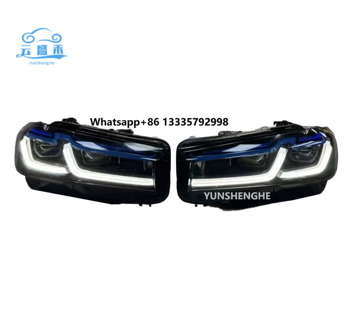 

High Performance High Quality Blue-Browed Golden Eye Head Lights for 2018-2023 Style‘BMW 5 Series G30/G38 Headlights