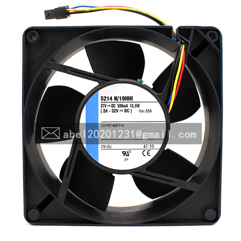 

BRAND NEW 5214N/19HHI 5214 N/19HHI 27VDC ORIGINAL COOLING FAN 12738 127*127*38MM