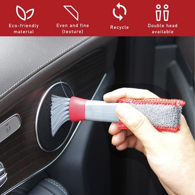 

Car Air Conditioner Vent Brush Microfibre Car Grille Cleaner Auto Detailing Blinds Duster Car Cleaning Brush Interior Accessorie