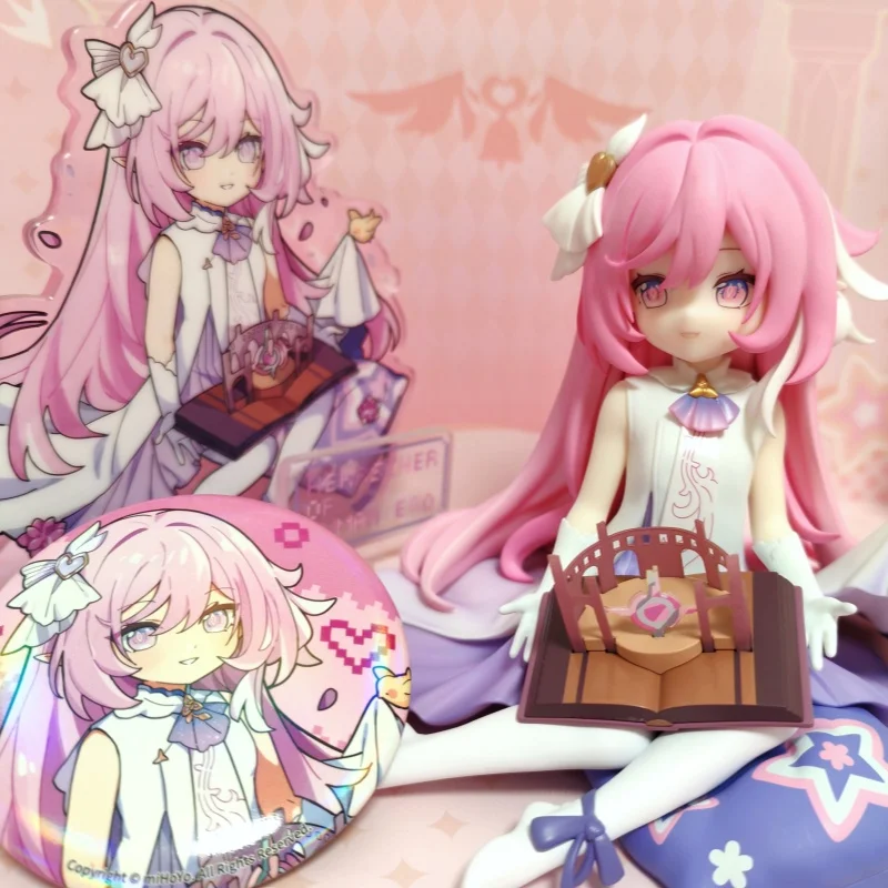 

Honkai Impact 3rd Genuine Elysia Herrscher Of Human:Ego Ver. Game Figure Collect Model Desktop Decoration Peripheral Toy Gift