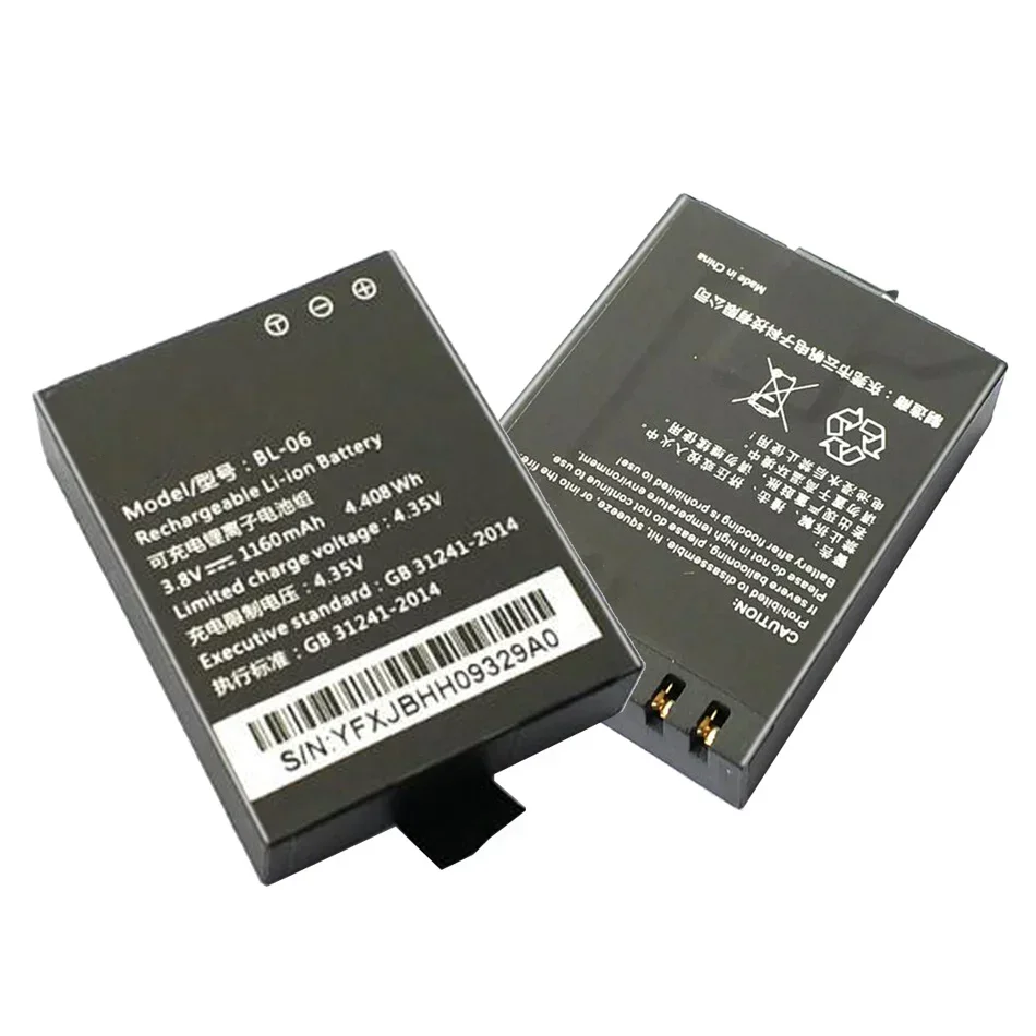 

BL-06 BL06 1160mAh Battery For EZVIZ S6 S5 S2 S1C S 6 S 5 S 2 S 1C Batteria + Tracking Number