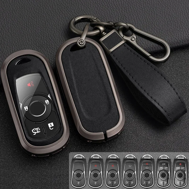 

Zinc Alloy Leather Car Key Case Cover For Buick OPEL Astra Mokka Insignia Vectra Meriva Corsa Zafira Envision Verano LACROSSE