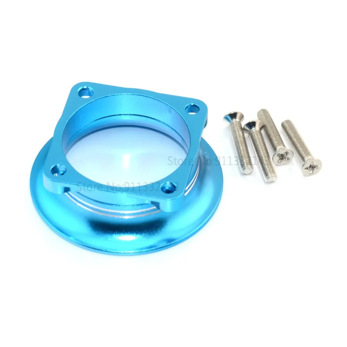 Aluminum Air Channel Metal Fan Cover Better for 550 540 3650 Motor Heatsink Electric Engine For RC HSP TAMIYA SCX10 Model Car view 4