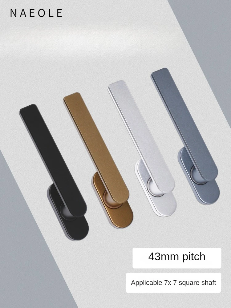 Window Handle Manilla Puerta Aluminio Gris Window Handle Ventana Aluminio Cierre Ventana Corredera Aluminio Hardware Accessories