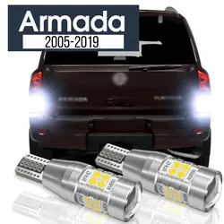 2pcs LED Backup Light Reverse Lamp Blub Canbus Accessories For Nissan Armada 2005-2019 2007 2008 2009 2010 2011 2012 2013 2014