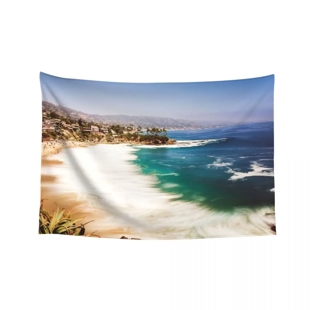 

Summer at Laguna Beach Tapestry Decoration Aesthetic Wall Coverings Wall Deco Custom Tapestry