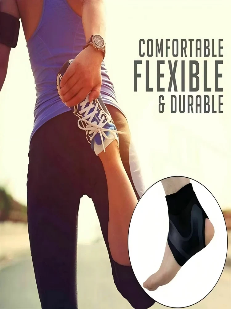 AliExpress NONE 1 Pc Ankle Brace Support Compression Sleeve Breathable Running Foot Bandage Football Cycling Protective Wrap Sport Socks