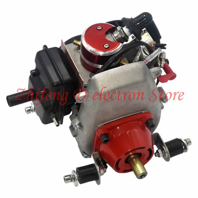 26cc ship model gasoline engine, remote control model racing single-cylinder water-cooled pull engine, two-stroke ignition